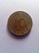 10 pfenning 1971 Germany coin free shipping - £2.50 GBP