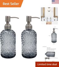 16 Oz Soap Dispenser with 304 Rustproof Stainless Steel Pump, Kitchen, B... - $28.26