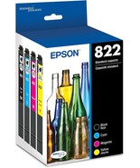 Epson T822 Durabrite Ultra -Ink Standard Capacity Black And Color -Cartr... - $114.87 CAD
