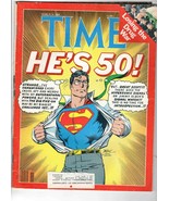 Mar 14 1988 Time Magazine Superman Turns 50 - £11.66 GBP