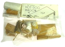 O Scale 1:48 Hot Dog Circus Craft Carnival Pine Wood Wagon Kit NOS Unused - £23.96 GBP