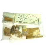 O Scale 1:48 Hot Dog Circus Craft Carnival Pine Wood Wagon Kit NOS Unused - £23.59 GBP