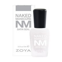 Zoya Nail Polish Naked Manicure Satin Seal Top Coat .5 oz