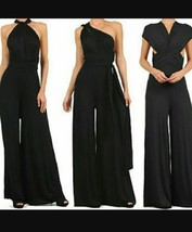 Womens Wedding CONVERTIBLE Jumpsuit Romper Summer Palazzo Formal/Casual Jumper - £20.09 GBP