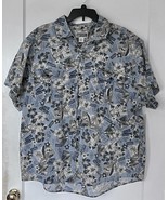 Hawaiian Style Shirt - Route 66 - Island Floral and Travel  Pattern - Sz... - £21.03 GBP