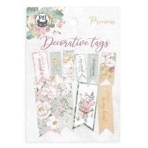 Precious Double-Sided Cardstock Tags 10/Pkg- 02 P13PRE22 - £12.76 GBP