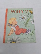 Vintage Why? Children&#39;s Plastic Book By Doris And Marion Henderson - £22.54 GBP