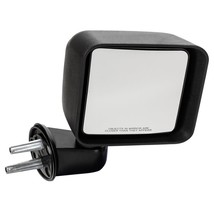 Manual Towing Mirror Right Passenger Side Black for 2007-2017 Jeep Wrangler - £41.66 GBP