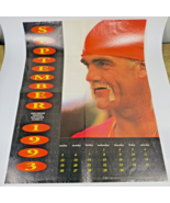 WWF Magazine Hulk Hogan Double Fold/Sided Poster September 1993 21x16 Vi... - £10.50 GBP