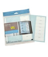 Post-It Home Collection Planner Pages with Perforated List 8 Inch Blue W... - £9.47 GBP