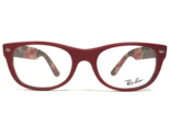 Ray-Ban Eyeglasses Frames RB5184 5406 Red Square Full Rim 50-18-145 - £90.93 GBP