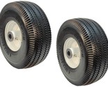 2 Flat Free Mower Front Wheels for Toro TimeCutter-Z MX4250 Z5000 SS4260... - $185.11