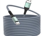 Typec Extra Long Usb C Charger Cable 16.5Ft/5M,Ps5 Controller Cable,Usb ... - £14.93 GBP