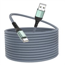 Typec Extra Long Usb C Charger Cable 16.5Ft/5M,Ps5 Controller Cable,Usb C Cable  - £14.93 GBP
