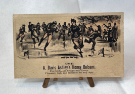 1800&#39;s Antique Victorian Trade Card Use A. Davis Ashley&#39;s Honey Balsam - $29.65