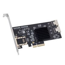Syba 8 Port SATA III PCI-e x4 Controller Card Non-RAID FreeNAS ZFS SI-PE... - $39.60