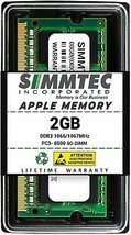 Simmtec For Apple 2GB DDR3 1067MHz / 1066MHz PC3-8500 Sodimm Memory Ram Module - £8.31 GBP