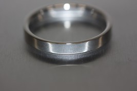Tiffany &amp; Co. T &amp; Co. Flat Wedding Band Ring Platinum 3mm Wide SZ 10 MSR... - £555.26 GBP