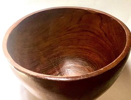 20th Century Wooden Fruit/Salad Bowl 10” Diameter 7” High - $299.95