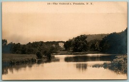 RPPC Ouleout Creek Franklin New York NY UNP AZO 1910s Postcard B13 - £31.10 GBP