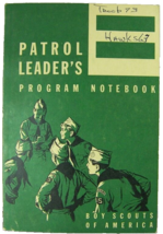 Boy Scouts of America Vintage Patrol Leaders Program Notebook 1962 - £7.60 GBP