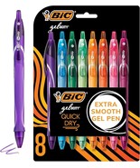 BIC Gelocity Quick Dry Assorted Colors Gel Pens, Medium Point (0.7mm), 8... - $15.83