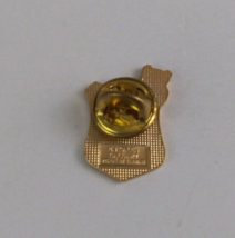 Cute Panda Block Watch Supporter Gold Tone Lapel Hat Pin - $8.25