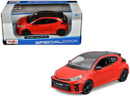 2021 Toyota GR Yaris 1/24 Diecast Model Car Red w Carbon Top Special Edition - £28.30 GBP