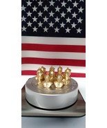 10pcs 25MM Tall Charm Pendants President D J Trump 3D Printed GOLD - MAD... - $14.84