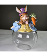Easter Bunny cookie jar Cracker Barrel Cookie Jar Easter Parade Cookie J... - $22.00