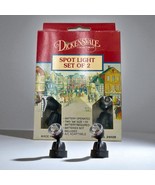 Dickensvale Lemax Spot Light Set of 2 #24028 in Box CHRISTMAS Village  - $184.40 MXN