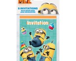 Despicable Me 2 Birthday Party Invitations 8 Per Package NEW - £2.83 GBP