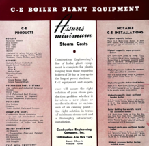 1936 Combustion Engineering Advertisement Industrial Boiler Plant Supply... - $559.01 MXN
