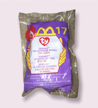 McDonalds TY Teenie Beanies Springy the Lavendar Bunny - $3.87