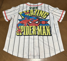 Marvel The Amazing Spider-Man Baseball Jersey Size XL Comic Shirt - $350.46 MXN