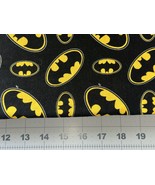 Batman 100% Cotton Fabric Black Yellow 42&quot; W Sewing Crafts - €3,43 EUR
