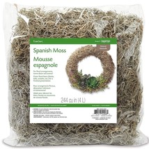 FloraCraft Spanish Moss 8 Ounce (4L) Natural - £18.03 GBP