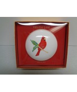 Charter Club RED CARDINAL Ceramic Box NEW Christmas Holiday Macys Holida... - $34.65