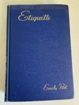 Etiquette by Emily Post 1943 Edition 1st Printing Funk & Wagnalls Compan... - €18,12 EUR Etiquette by Emily Post 1943 Edition 1st Printing Funk & Wagnalls Compan... - €18,12 EUR