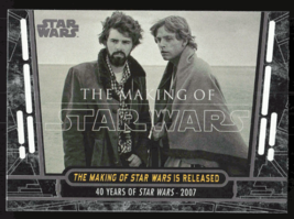 Star Wars 40th Anniversary Trading Card 2017 #91 Making of Star Wars - £1.25 GBP