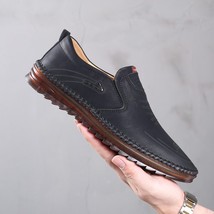 2022 Summer Men Microfiber Leather Shoes 38-44 Anti-slip Soft Tendon Bottom Outs - £43.67 GBP