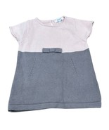 Jacadi Paris Baby Girl Cotton &amp; Cashmere Knit Dress Pink/Gray 12M - $45.75 CAD