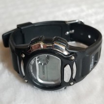 Women&#39;s Black With Silver Tone Accents WR 100FT Digital Sport Watch - $9.90