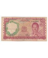 Tanzania, 100 Chelines, 1966 Issue, Banco De Tanzania, P5b, MB más Raro - $65.09