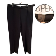 Kasper Women’s 16 Black Dress Pants Tapered Leg Business Casual Workwear - $15.54