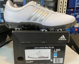 Adidas Pure Metal BOA Plus Wide Men&#39;s Golf Shoes Sports [US:11/11.5] NWT... - $195.21