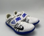 Nike Triple Jump TJ Elite White/Blue Track Shoes 705394-100 Men&#39;s Size 7 - $109.95