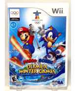 Mario &amp; Sonic at the Olympic Winter Games-Nintendo Wii Game-Instruction ... - $25.60 CAD
