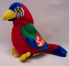 Ty Beanie Baby Jabber The Colorful Parrot 5&quot; Plush Stuffed Animal New - £12.14 GBP