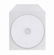 1000 THIN CD DVD Clear CPP Plastic Sleeve Bags with Flap 60 Microns - £37.75 GBP